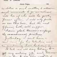 1909.2.15 Letter from The Melwyn Hotel, Astoria, Oregon – Business & Personal Correspondence - Image 7