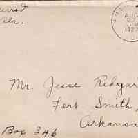 03 - 8.27.23 – Jewell L. Herron to Mr. Jesse Redyard (Fort Smith, Arkansas)