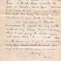 03 - 8.27.23 – Jewell L. Herron to Mr. Jesse Redyard (Fort Smith, Arkansas) - Image 5
