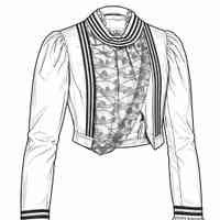 Bodice (Evening or Visiting Bodice) - Image 5