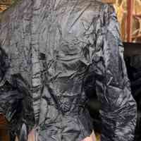 Woman's Black Silk Bodice with Soutache Embroidery - Image 6