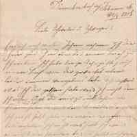 Letter from Dänischenhagen to Family Members Concerning Finances and Family News