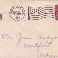 01 - 8.8.22 – Y.W.C.A. Camp Letter to Jesse Redyard (Van Buren, Arkansas)