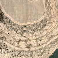 Edwardian Handmade Lace & Embroidered Linen Table Centerpiece - Image 2