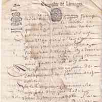 Royal Court Summons — Sénéchaussée de Limoges