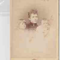 Mother with Two Children — E.F. Wagner Studio Family Portrait