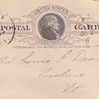 Postcard to Mother in Vermont Discussing Travel and Work Conditions - Image 2