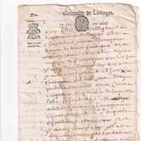 Royal Judicial Notice — Sénéchaussée de Limoges (Debt & Obligation Case)