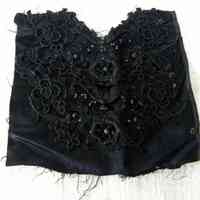 Textile Fragment – Beaded Appliqué Bodice Panel