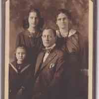 Edwardian Family Portrait with Sailor-Suit Child