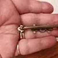 Victorian Engraved Bar Brooch - Image 2