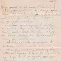 1909.2.9 Letter Expressing Concern for Illness and Referencing Sunday Evangelical Meetings - Image 3