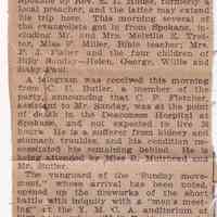 1909.2.9 Letter Expressing Concern for Illness and Referencing Sunday Evangelical Meetings - Image 4