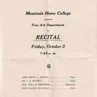 07 - 10.2.23 Mountain Home College Fine Arts Recital Program