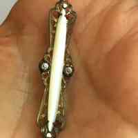 Late Victorian to early Edwardian bar brooch - Image 5