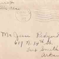 18 - 1.3.24 – Correspondence from “Hope” (“Doodle”) to Mr. Jesse Redyard (Fort Smith, Arkansas)