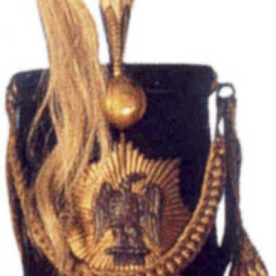 Example of shako with Dragoon Eagle Plate.: Not in collection.  Image downloaded from internet as example only.
