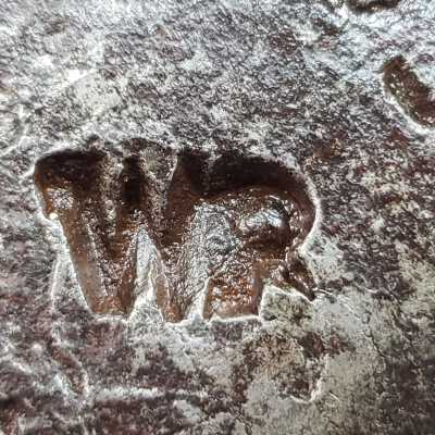 'WR' stamped into the side of the die.: Possibly the die maker?