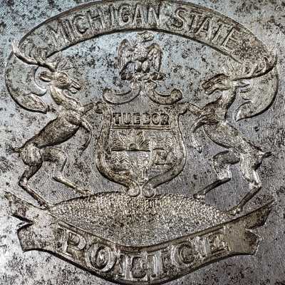 Michigan State Police Hat Badge