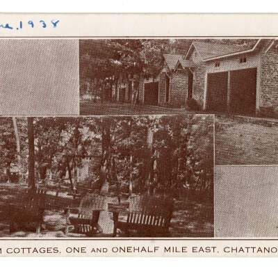 Postcard, Wigwam Cottages