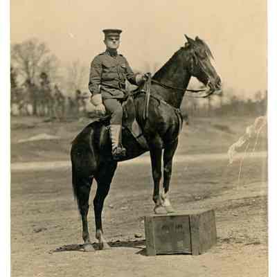 RPPC, Henry on Horesback