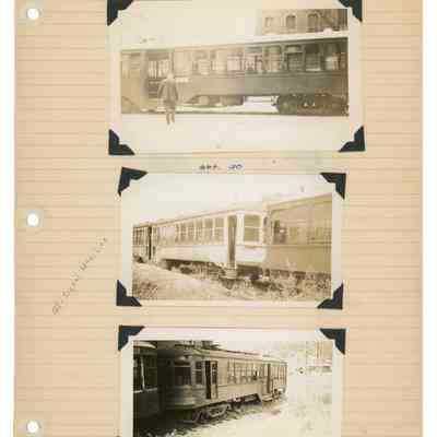 Scrap Book Page, Chattanooga Traction Company