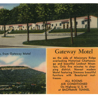 Postcard, Gateway Motel