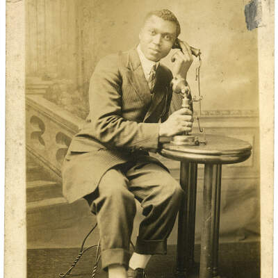 Man on Telephone
