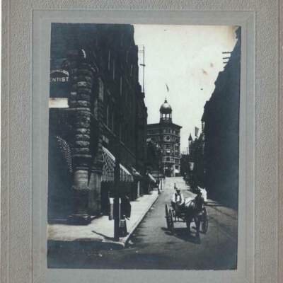 Looking Up 8th Street to Dome Building