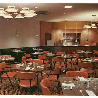 Postcard, The Chimney Corner Interior