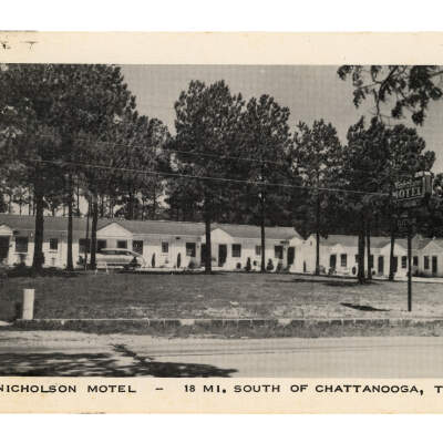 Postcard, Nicholson Motel