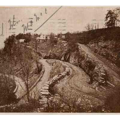 Postcard, "W" Road