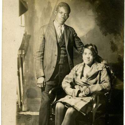 Man and Woman in Brazelton Studio