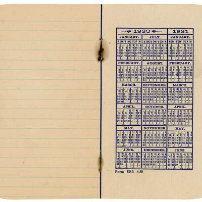 2022.100.002 Verso, Interior Cover