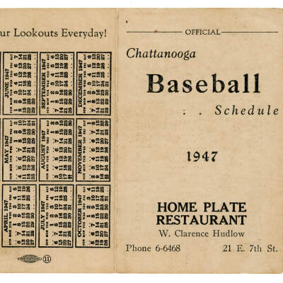 Schedule, Chattanooga Baseball