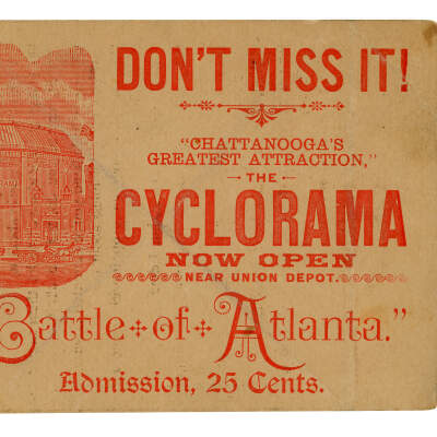 Cyclorama Trade Card