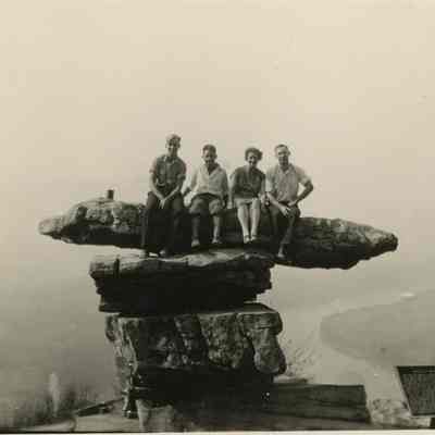 Photograph, Group on Umbrella Rock