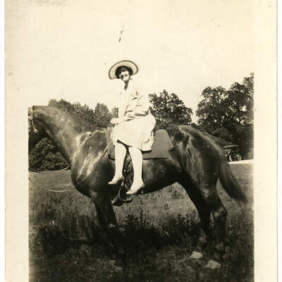 Woman on Horseback