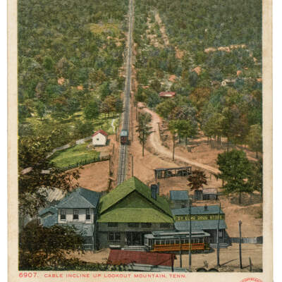 Postcard, Cable Incline Up Lookout Mountain