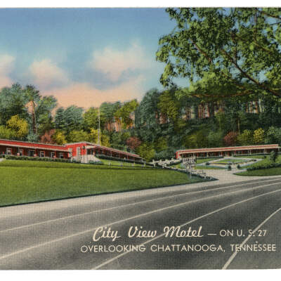 Postcard, City View Motel