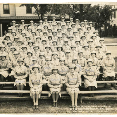 Company 7, 23 Regiment, Third WAAC Training Center Group Photograph