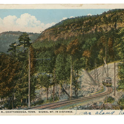 Postcard, Signal Mountain Railroad