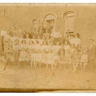 2022.057.006: Black and white photograph of an unknown Chattanooga area school