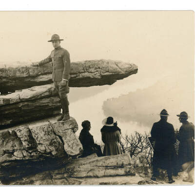 Soldier at Umbrella Rock