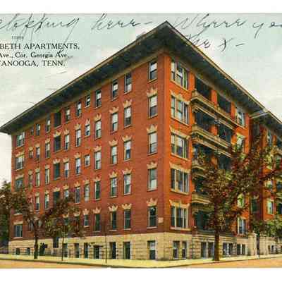 Postcard, Elizabeth Apartments