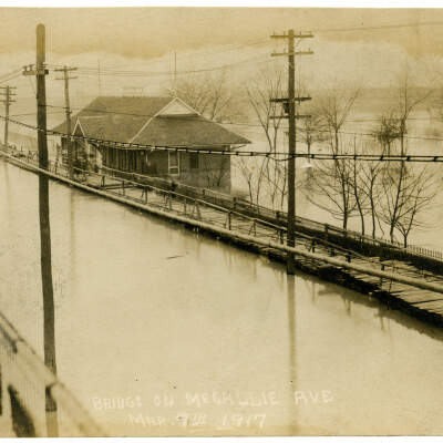 1917 Flood, Bridge on McCallie Avenue, the Viaduct
