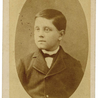 Carte de Visite, Young Boy