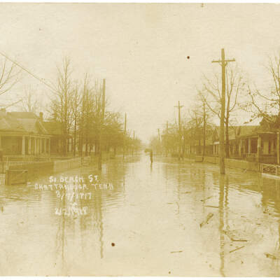 South Beach Street, Flood, 1917, 1918