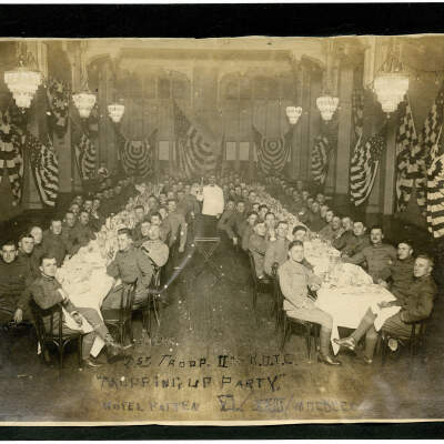 1st Troop, 2nd, R.O.T.C. "Mopping Up Party" Hotel Patten