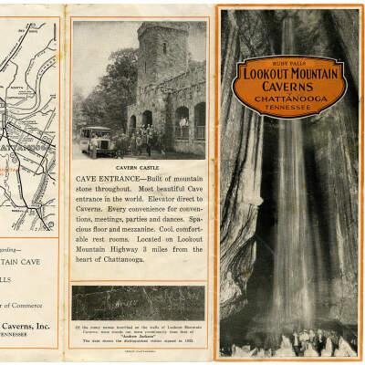 Ruby Falls Lookout Mountain Caverns, Four-Fold Brochure